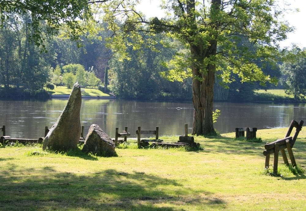 the river